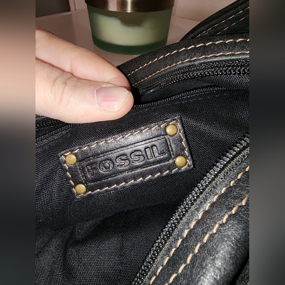 FOSSIL LEATHER BAG - Picture 2 of 6